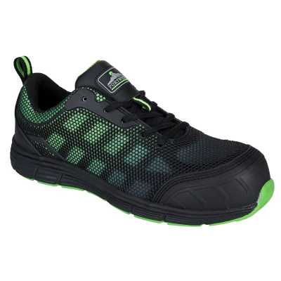 Afbeelding van Portwest Compositelite Ogwen Trainer S1P maat 48 1, BkGrn