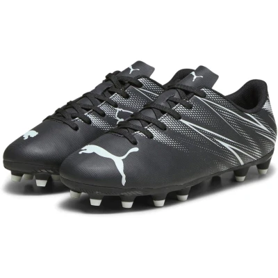 Afbeelding van Puma Attacanto FG/AG JR Unisex Voetbalschoenen voor kunstgras kinderen, Maat: 35.5, Black/silver mist Kunststof