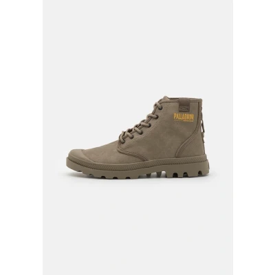 Afbeelding van Palladium Pampa HI Unisex Veterboots, Maat: 40, Dusky green Kunststof/ textiel