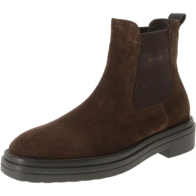 Afbeelding van GANT Boggar Korte laarzen, Heren, Maat: 45, Espresso brown Veloursleer