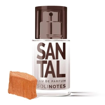 Afbeelding van SOLINOTES Santal Damesgeur Eau de Parfum Bloemen en rustgevende geur perfect cadeau voor haar 15 ml