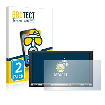 Afbeelding van BROTECT (2 Stuks) Antireflecterende Beschermfolie voor Sony XAV AX3005DB Anti Glare Screen Protector, Mat, Ontspiegelend