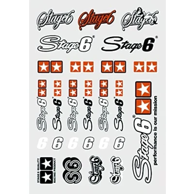 Afbeelding van Stage6 Stickerset, Din A4 Formaat