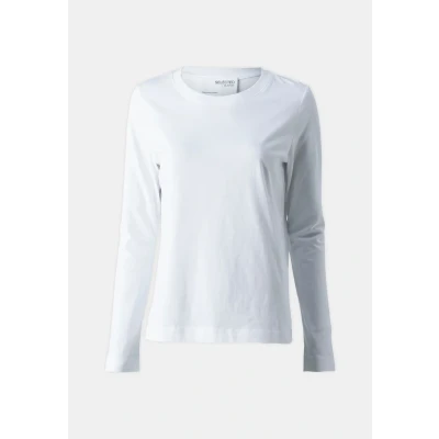 Afbeelding van Selected Femme Standard TEE Longsleeve, Dames, Maat: 34, Bright white