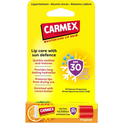 Afbeelding van Carmex Lippenbalsem Sun Defense Stick SPF 30 4,25 gr