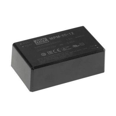 Afbeelding van Mean Well MPM 65 15 AC/DC printvoeding V/DC W