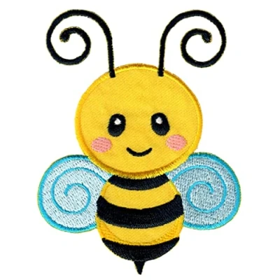 Afbeelding van PatchMommy Bij Wesp Strijkapplicatie Patch Applicatie Strijkembleem Strijkapplicaties Applicaties Kinderen