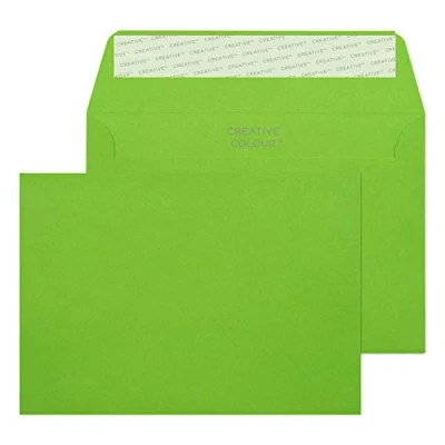 Afbeelding van Blake enveloppen Creative Colour 15107 Gekleurde zelfklevende Limoengroene C6 114 x 162 mm 120g/m² 25 stuks