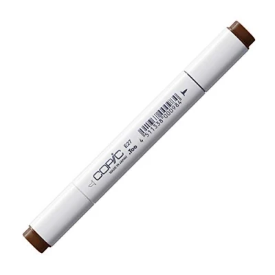 Afbeelding van COPIC Classic Marker Type E 27, Milk Chocolate, professionele layout marker, op alcoholbasis, met een brede en fijne punt