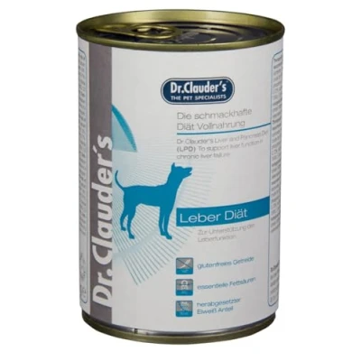 Afbeelding van Dr Clauder&#039;s Dieet Hond LPD Lever 6x400g