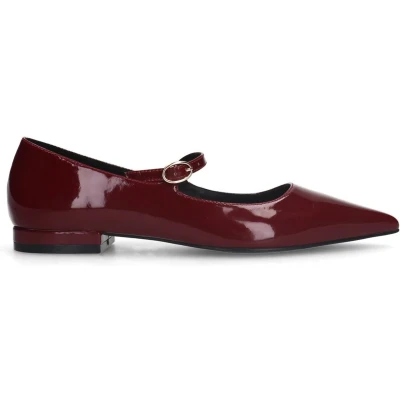 Afbeelding van sacha Ballerina&#039;s, Dames, Maat: 36, Bordeaux red Kunststof