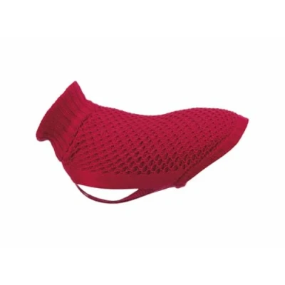 Afbeelding van Trixie Hondentrui Norwood Rood 33 cm Katoen Wol Polyamide Warme en Stijlvolle Hondenkleding voor Koude Dagen