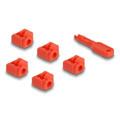 Afbeelding van Delock RJ45 Port Blocker Set für Buchse 10 Stück HQ products