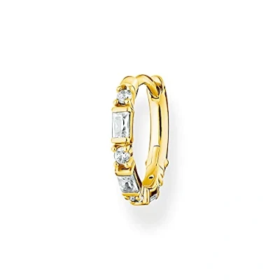 Afbeelding van Thomas Sabo Dames Enkel Oorbellen 925 Zilver Kleur steen One Size Goud 32017894