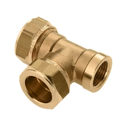 Afbeelding van Bonfix overgangs T koppeling 22 x mm knel 1/2&quot; bi.dr.