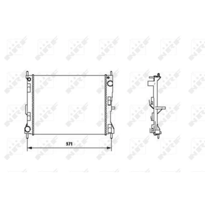 Afbeelding van Radiateur NRF 58188