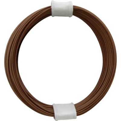 Afbeelding van Donau Elektronik 110 8 Draad 1 x 0.04 mm² Bruin 10 m