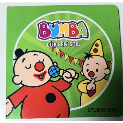Afbeelding van Bumba kartonboek Luid en stil kartonboekje studio 100 boek over tegenstellingen educatief