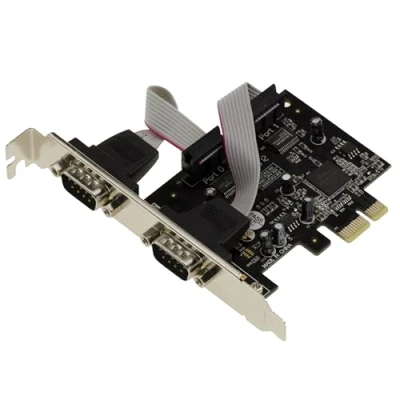 Afbeelding van KALEA INFORMATIQUE PCI Express PCIe RS232 serie 2 poorts controllerkaart met Oxford OXPCIe952 chipset Low en High Profile