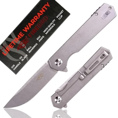 Afbeelding van Firebird Flipper Stainless D2 Zakmes Inklapbaar Mes