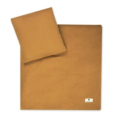 Afbeelding van JULIUS ZÖLLNER Beddengoed mousseline kaneel 80 x cm