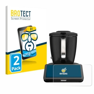Afbeelding van BROTECT Screenprotector voor Vorwerk Thermomix TM7 Folie Beschermfolie transparant (2 Stuks)