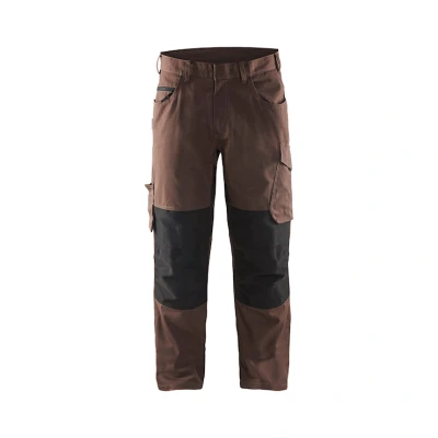 Afbeelding van Blaklader Service Werkbroek met stretch 1495 1330 Mannen Bruin/Zwart 58