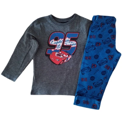 Afbeelding van Disney Cars Pyjama Katoen Rood/blauw Maat 116
