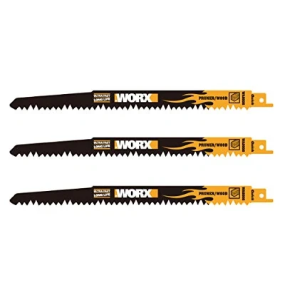 Afbeelding van Worx Heavy Duty professionele universele reciprozaag hout snijden snoeischaren compatibel met Bosch, DeWalt, Makita en vele anderen