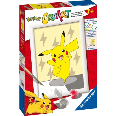 Afbeelding van Ravensburger CreArt Schilderen op Nummer Pikachu Pose