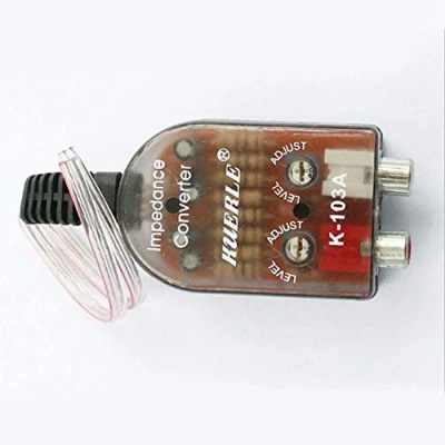 Afbeelding van Hihey Luidsprekerkabel naar RCA adapter Converter Level High Low Car Audio Conversion Modification System