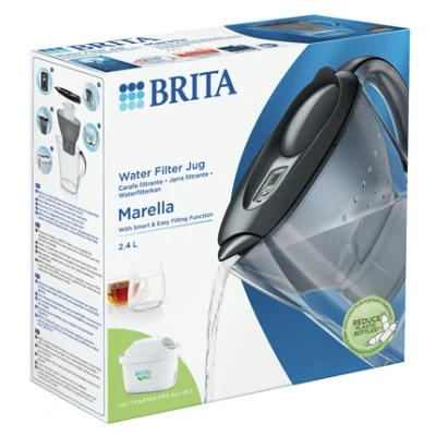Afbeelding van Brita Waterfilterkan Marella Grafiet + 1 Maxtra Filterpatroon