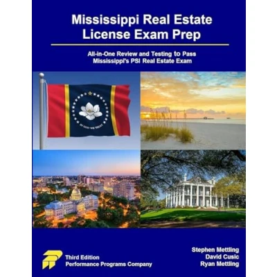 Afbeelding van Mississippi Real Estate License Exam Prep: All in One Review and Testing to Pass Mississippi&#039;s PSI