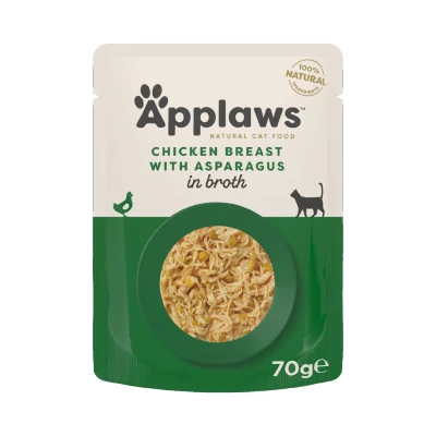 Afbeelding van Applaws Quick Serve Kip en asperges 70 gr. per 12 stuks