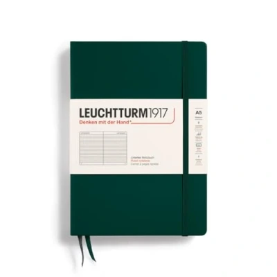 Afbeelding van Leuchtturm Notitieboek A5 Softcover Forest Green Gelinieerd