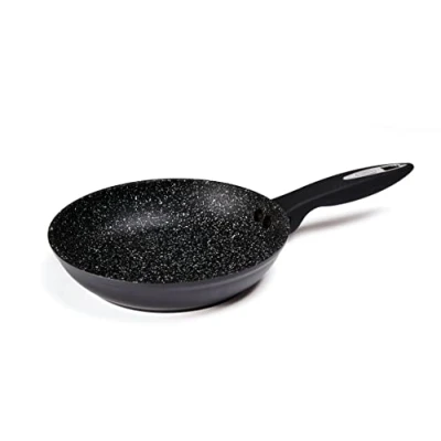 Afbeelding van Zyliss E980065 Ultimate Koekenpan, 28cm, Gesmeed Aluminium, Zwart, Rockpearl Plus Antiaanbaktechnologie, Geschikt Voor Inductie en Vaatwasserbestendig, 10 Jaar Anti Aanbakgarantie