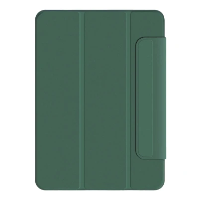 Afbeelding van Apple iPad 10 (2022) 10.9 inch Hoes: Pomologic BookCover Bookcase Harmony Green Kunstleder Tablet Hoezen