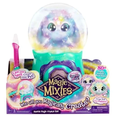 Afbeelding van Knuffel met Geluid Moose Toys My Magic Mixies Sparkle editie Interactief Crystall ball