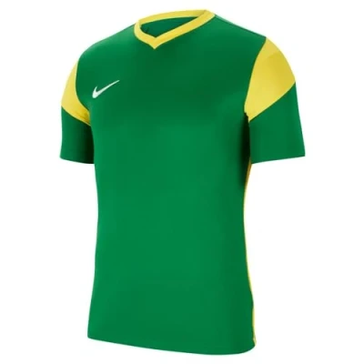 Afbeelding van Nike Heren Short Sleeve Top M Nk Df Prk Drb Iii Jsy Ss, Pine Green/Tour Yellow/Tour Yellow/Wit, CW3826 303, XL