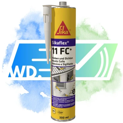 Afbeelding van Sikaflex 11 fc purform 300 ml, zwart, patroon