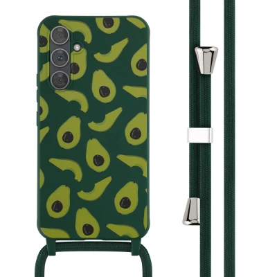 Afbeelding van Samsung Galaxy A54 (5G) Hoesje Siliconen en TPU (zacht) iMoshion Softcase/Koordhoesje/Backcover Groen Telefoonhoesje