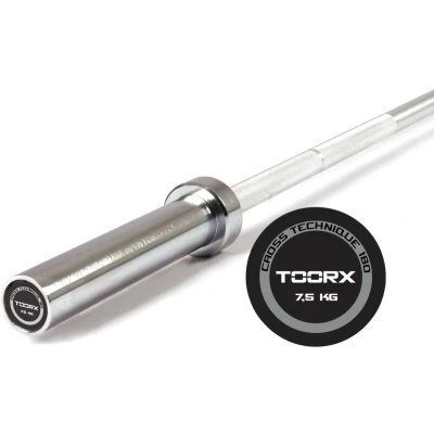 Afbeelding van Toorx Professional BO TEC180 Halterstang Olympisch Cross Technique voor Techniek Training 180 cm 50 mm