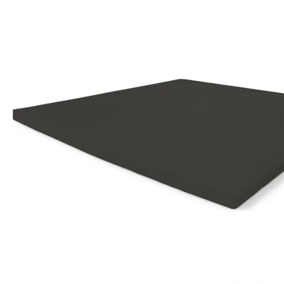 Afbeelding van Byrklund Katoenen Hoeslaken Topper 180x220 100% Katoen Antraciet