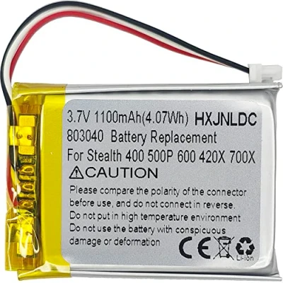 Afbeelding van 3,7 V 803040 1100 mAh Li On oplaadbaar voor Turtle Beach Ear Force Stealth 400 420X 500P 600 700X draadloze surround sound gaming headset gen 2