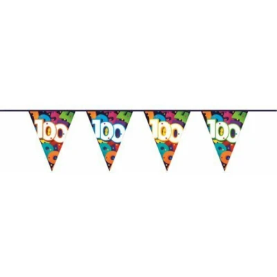 Afbeelding van Vlaggenlijn Cijfers 100 jaar 10 meter