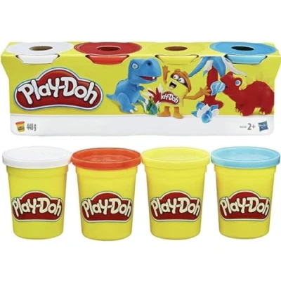 Afbeelding van Play Doh 4 potjes cl PER STUK ! ic color B5517EU4