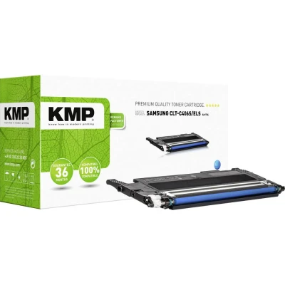 Afbeelding van KMP Tonercassette vervangt Samsung CLT C406S Compatibel Cyaan 1000 bladzijden SA T54