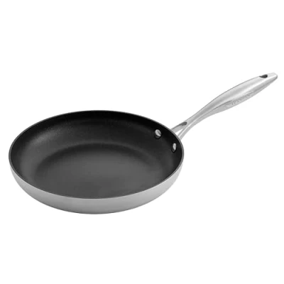 Afbeelding van Scanpan CTX Braadpan, 26 cm, multifunctionele inductiepan met roestvrijstalen handgreep, geschikt voor alle warmtebronnen, anti aanbaklaag, ovenvast