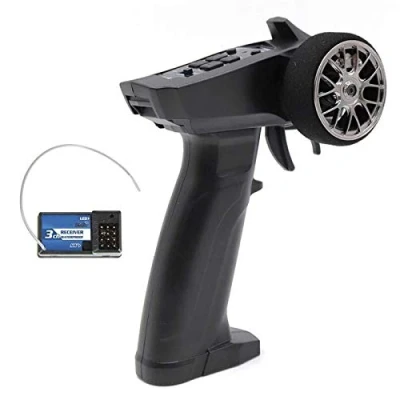 Afbeelding van ZHITING TURBO Racing 91803G VT 2.4 GHz 3CH Radiotransmitter 3 Kanalen Afstandsbediening met Ontvanger voor RC Auto Boot