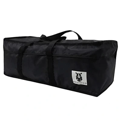 Afbeelding van Orqihod Outdoor Kussen Opbergtas Waterdicht, Extra Grote Tas voor Kussens 420D Heavy Duty Tuinmeubilair Opbergzakken met Rits 173 cm, Zwart